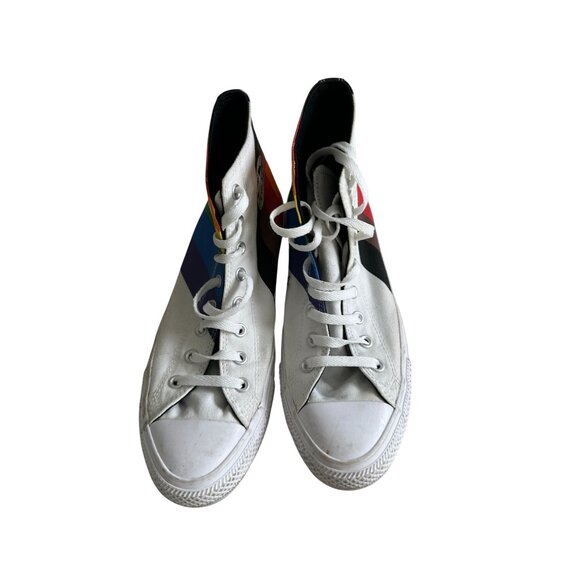 CONVERSE Pride Rainbow High Top Sneakers Sz Mens 11 / Womens 13 - Picture 2 of 10